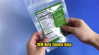 Индивидуальные пакеты с застежкой-молнией для орехов и сухофруктов