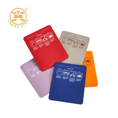 Custom Aluminum Foil Coffee Drip Bag Packaging Three Side Seal Bag