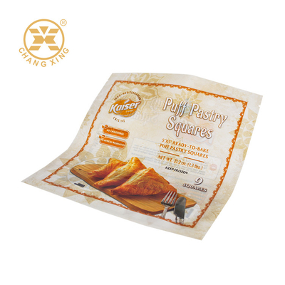 Custom Heat Sealing Dessert Biscuit Bread Bag LDPE Plastic Bread Packaging Pouch