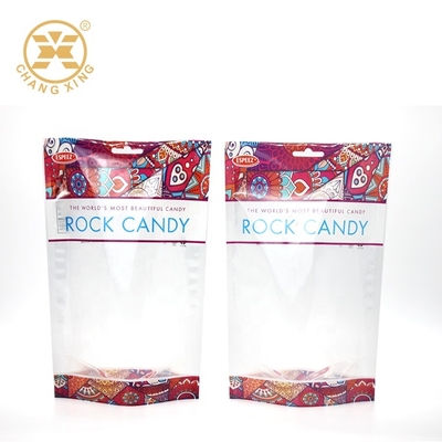 Low MOQ Digital Print Food Grade Candy Packing Bags Custom Logo Printed Zipper Lock Stand up Candy Bags