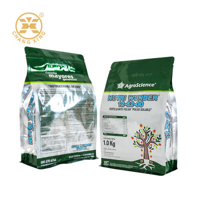 1KG 5KG OPP Fertilizer Packaging Bag Flat Bottom Bag Polypropylene Zip Lock Stand Up Pouch