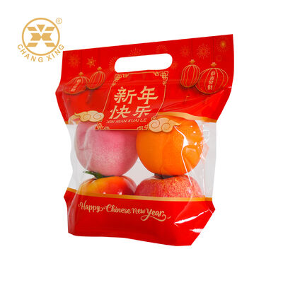 LDPE Food Grade Plastic Vegetable Packaging Bags Custom Printed Fresh Fruit Frozen Stock Bags Plastic Noodles Bags