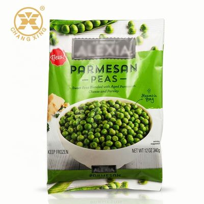 2KG Zipper Frozen Meat Vegetable Packing Bags Stand Up Pouch Bags For Seafood