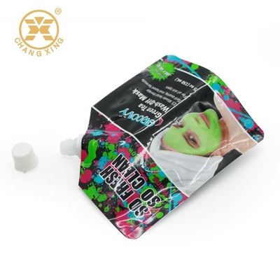 150ml Skincare Mask Cosmetic Packaging Bag Metallic Laminated Stand Up Barrier Pouches