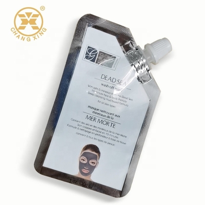 150ml Skincare Mask Cosmetic Packaging Bag Metallic Laminated Stand Up Barrier Pouches