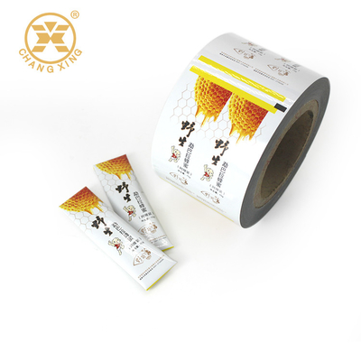 Automatic Plastic 10g 20g Food Packaging Film Roll For Honey Sauce Sachet