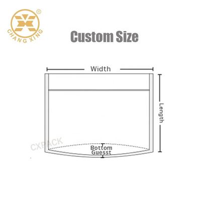 New Arrival Custom Logo Resealable 3kg Fruits Vegetable Plastic Zip Lock Food Packaging Bag With Clear Window and Handle