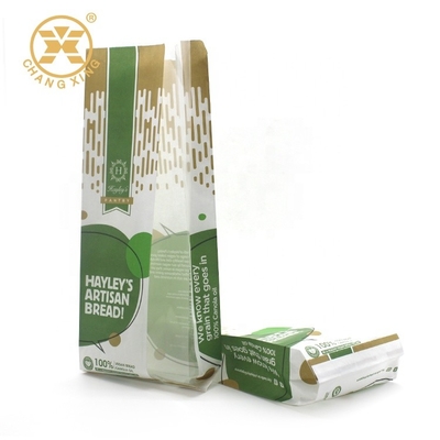 20 To 200 Microns Bags For Bread Storage Flat Bottom Stand Up Pouch With Zipper Lock