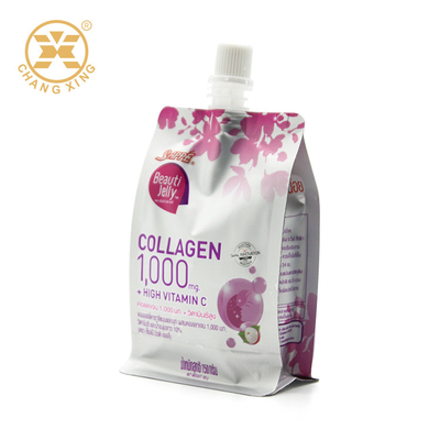 Саше напитка LDPE веселое упаковывая жидкость 1000mg с центральным Spout