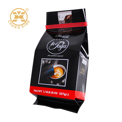Custom Printed Logo 250g 500g 1000g 1kg BOPP Coffee Bean Roll Film Food Packaging Bag Coffee Bean Packing Bag Продукты для упаковки