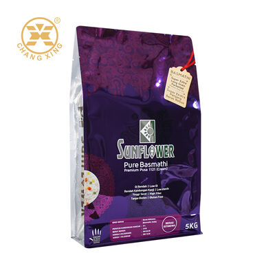 Заказные полиэтиленовые пакеты для риса басмати с закрывающимся застежным застежным замком