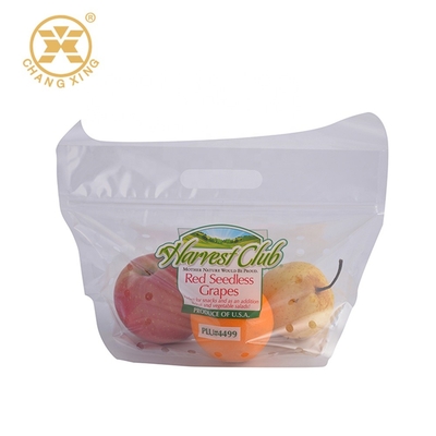 Сумки пластикового сухого плода 3kg EXPE PP упаковывая стоят вверх мешок с отверстиями сброса молнии