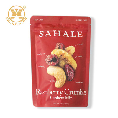 128 г 4 унций 6 унций Пластиковые пакеты ореховый рулон пленка Пищевая упаковка мешок орех упаковка мешок для закуски